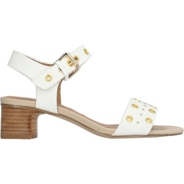 sandali con tacco Lumberjack bianco tinta unita