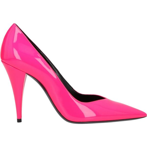 décolleté Saint Laurent rosa tinta unita