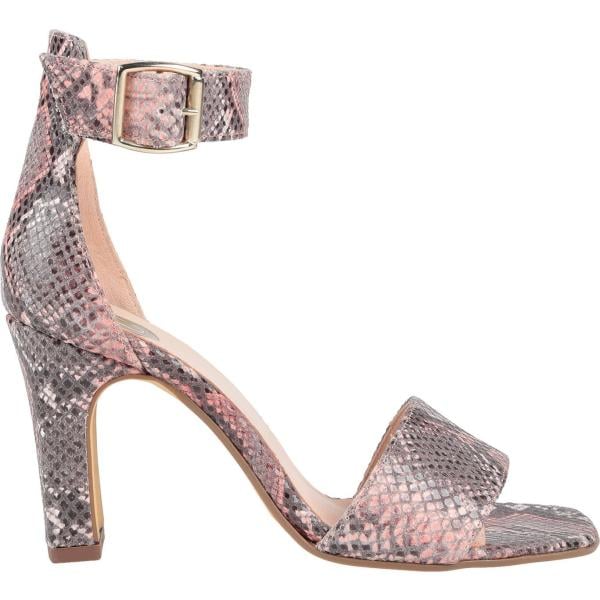 sandali in pelle Unlace grigio animalier
