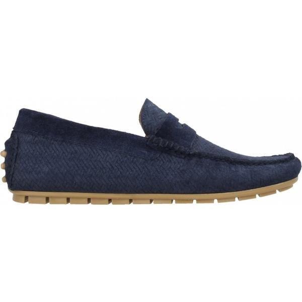 scarpe stringate Paolo Simonini blu tinta unita