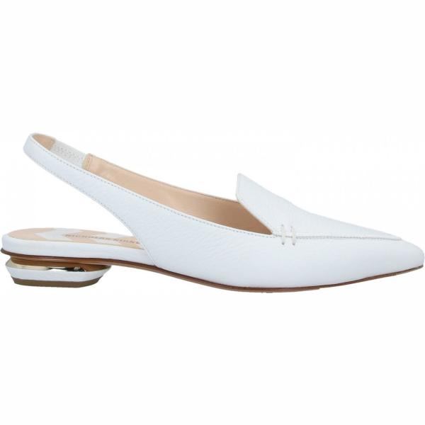 ballerine Nicholas Kirkwood bianco tinta unita