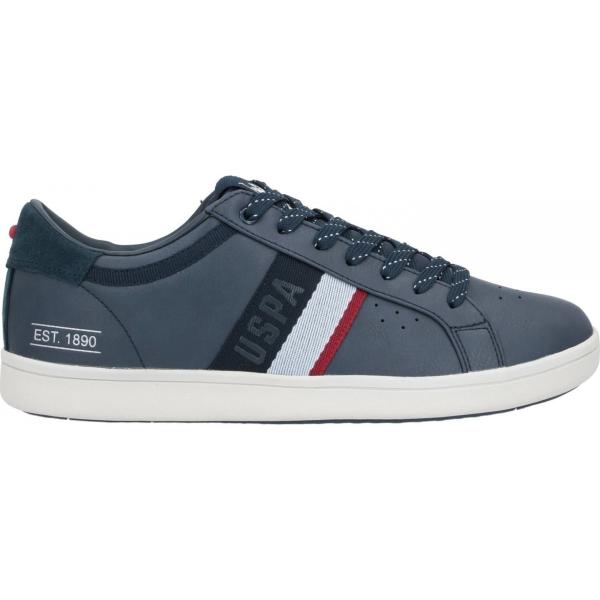 sneakers U.s.polo Assn. blu tinta unita