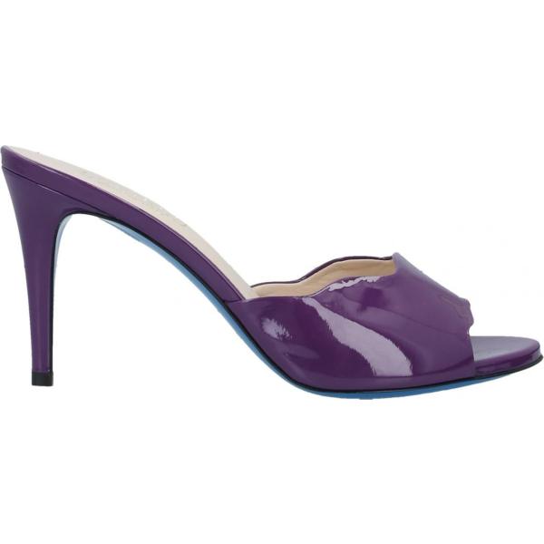 sandali col tacco Loriblu viola tinta unita