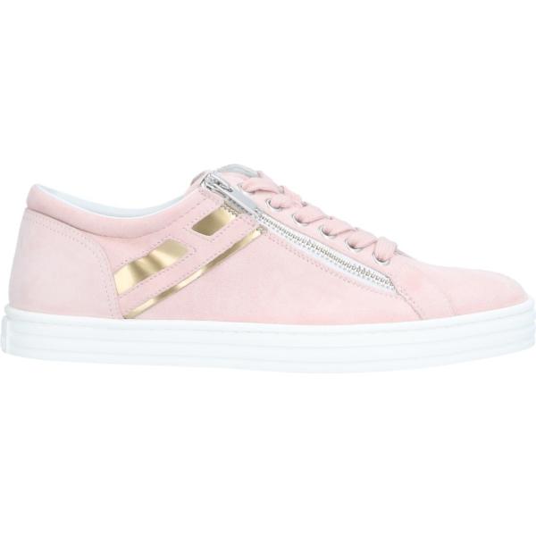 sneakers Hogan Rebel rosa tinta unita