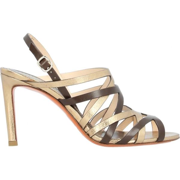 sandali con tacco Santoni multicolore fantasia