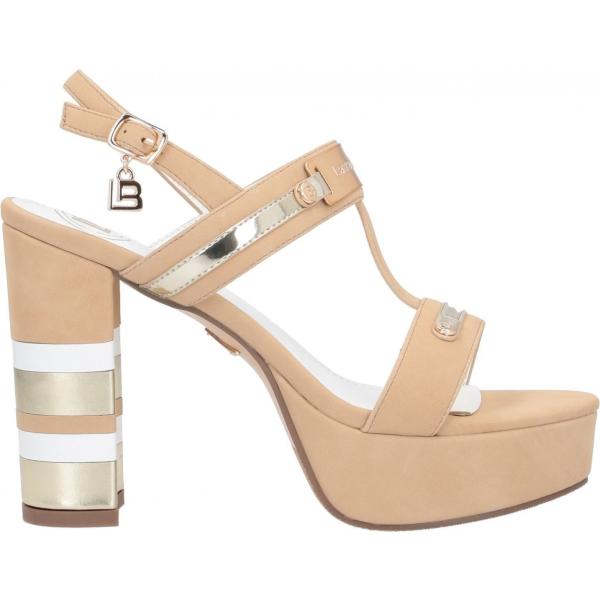 sandali in pelle Laura Biagiotti marrone fantasia