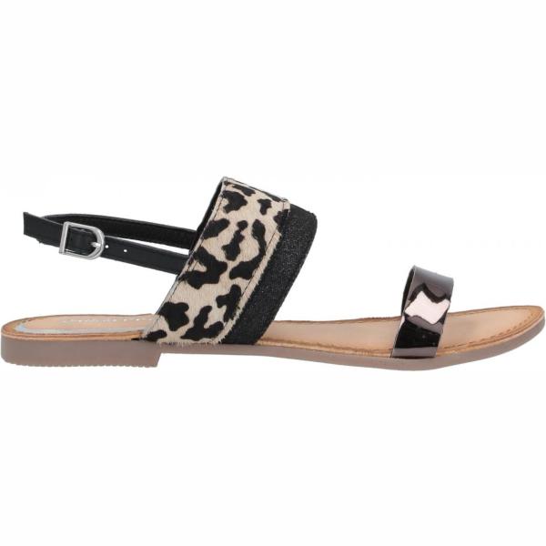 sandali Gioseppo nero animalier