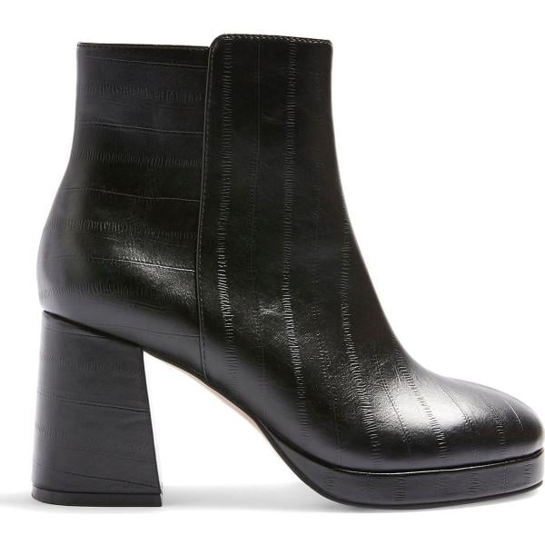 stivaletti Topshop nero tinta unita