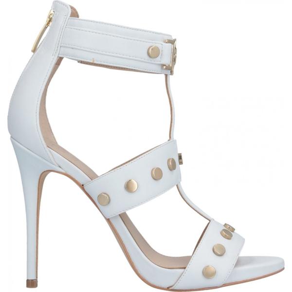 sandali col tacco Guess bianco tinta unita