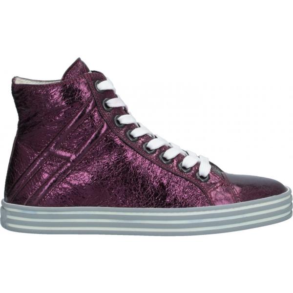 sneakers Hogan Rebel viola tinta unita