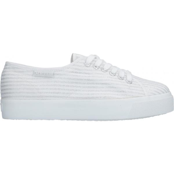 sneakers Superga bianco a righe