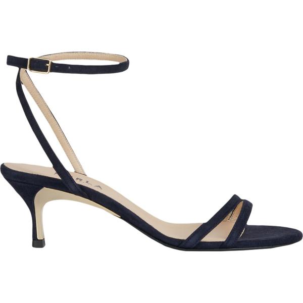 sandali col tacco Furla blu tinta unita