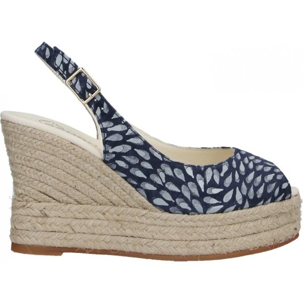 sandali col tacco Espadrilles marrone