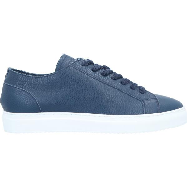 sneakers Doucals blu tinta unita