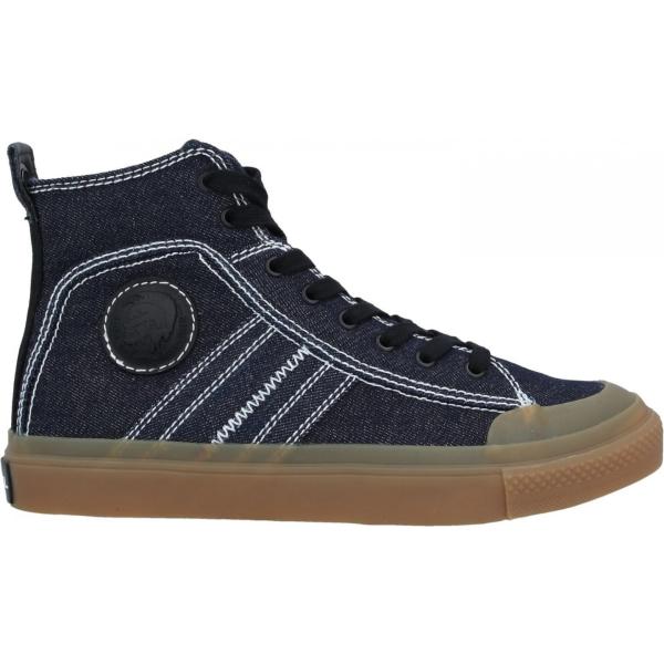 sneakers alte Diesel marrone tinta unita