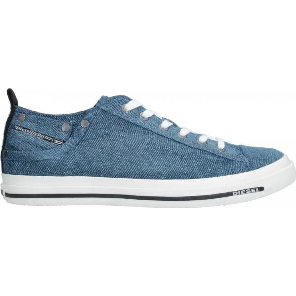 sneakers Diesel blu tinta unita
