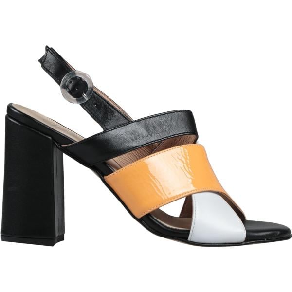 sandali col tacco Bagatt arancione