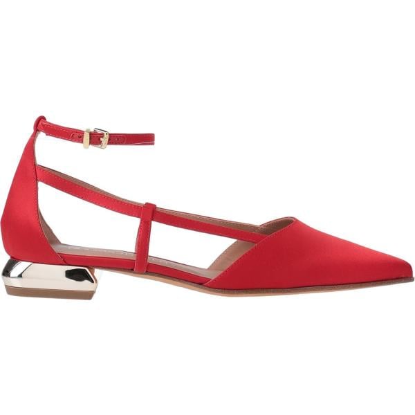 ballerine Norma J.baker rosso tinta unita