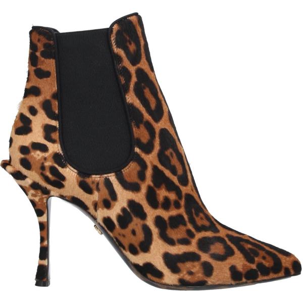 stivaletti chelsea Dolce&Gabbana nero animalier