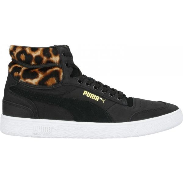 sneakers alte Puma nero tinta unita