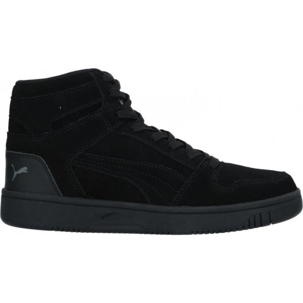 sneakers alte Puma nero tinta unita