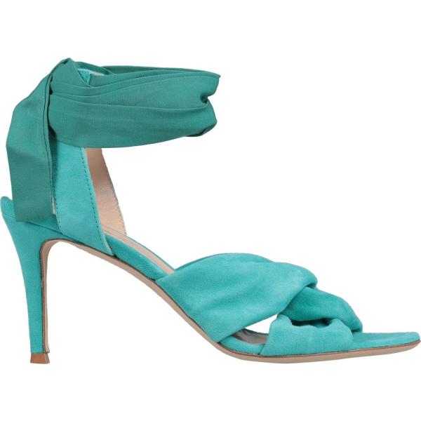 sandali col tacco Carla G. blu tinta unita