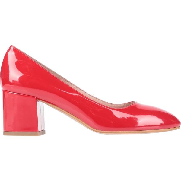 décolleté Pollini rosso tinta unita