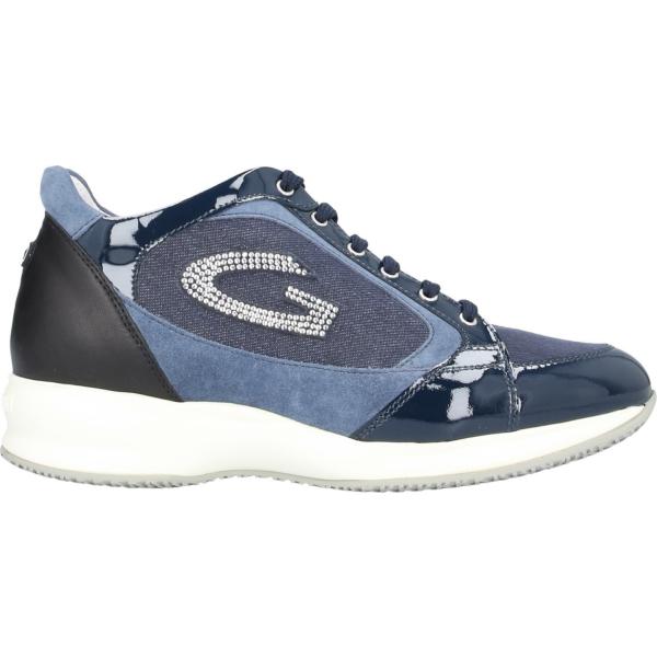 sneakers Alberto Guardiani blu tinta unita