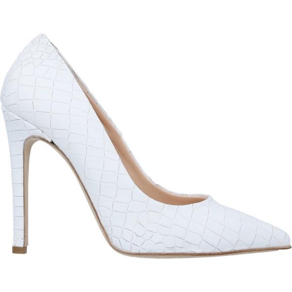 décolleté Luca Valentini bianco con stampe