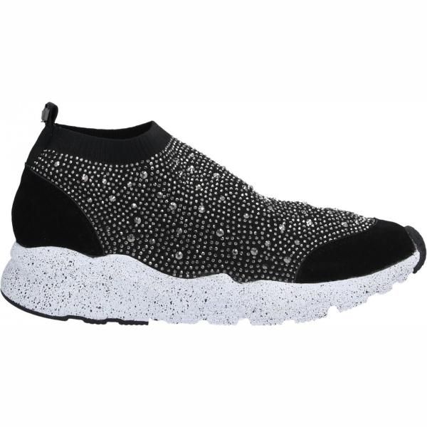 sneakers alte Francesco Milano nero tinta unita