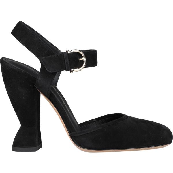décolleté Ferragamo nero tinta unita