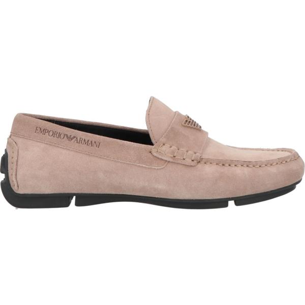 scarpe stringate Emporio Armani marrone tinta unita