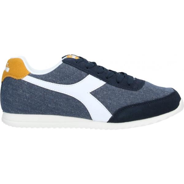 sneakers Diadora blu tinta unita