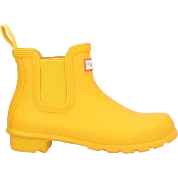 stivaletti Hunter giallo tinta unita