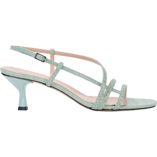 sandali col tacco Bianca Di verde con stampe