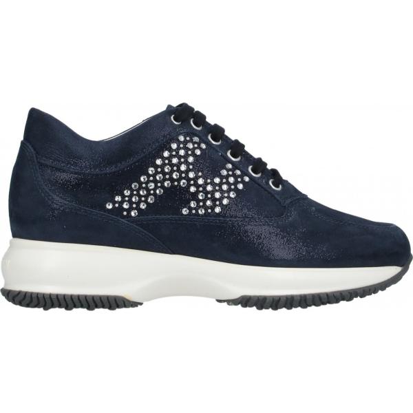 sneakers Hogan blu tinta unita