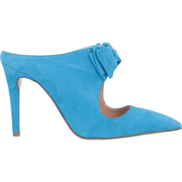 pantofole Eliana Bucci blu tinta unita