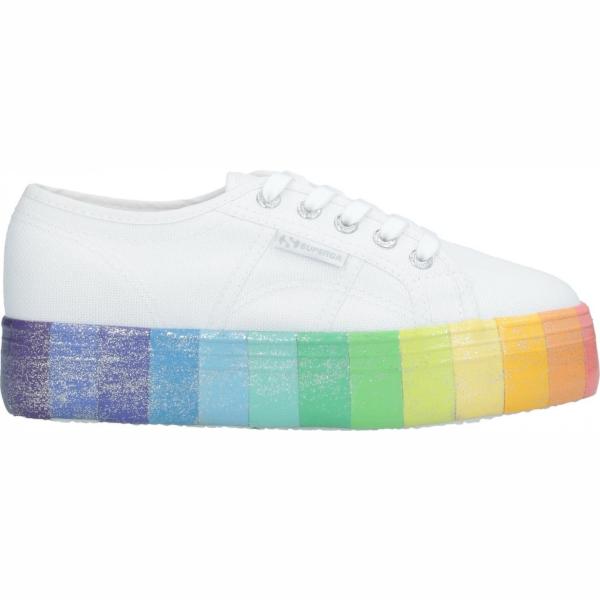 sneakers Superga bianco tinta unita