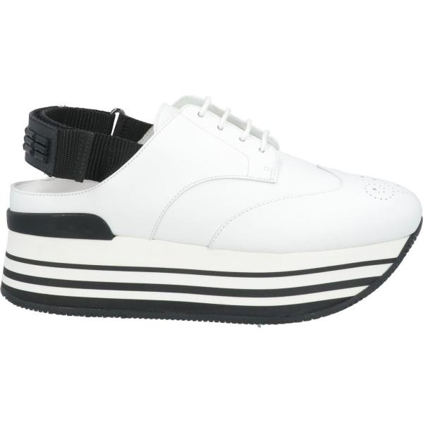 scarpe stringate Hogan bianco tinta unita