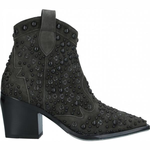 stivaletti Laura Bellariva verde tinta unita