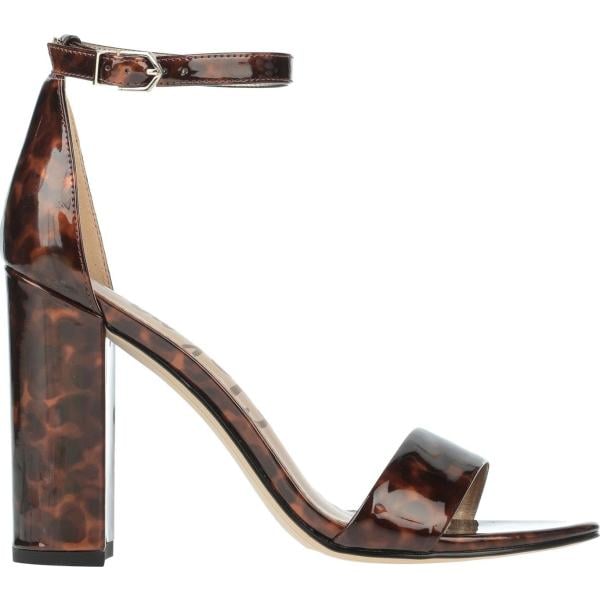 sandali col tacco Sam Edelman marrone tinta unita