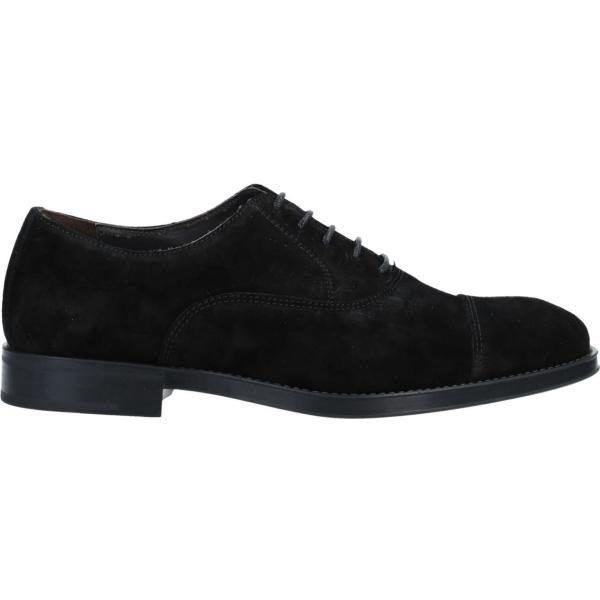 scarpe stringate Mfw Collection nero tinta unita