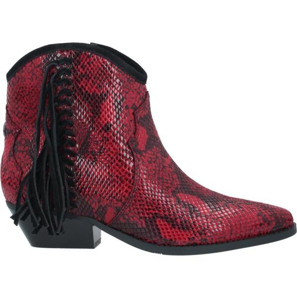 stivaletti Guess rosso animalier