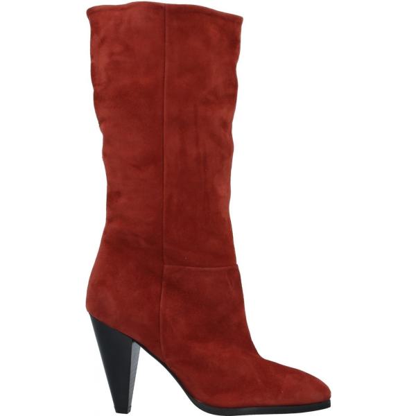 stivali Paola Ferri rosso tinta unita