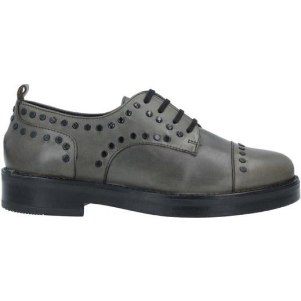scarpe stringate Paola Ferri grigio tinta unita