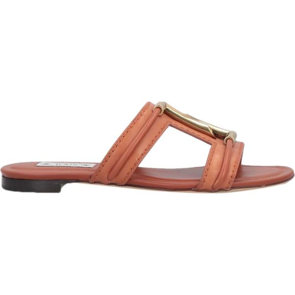 sandali in pelle Tods rosa tinta unita