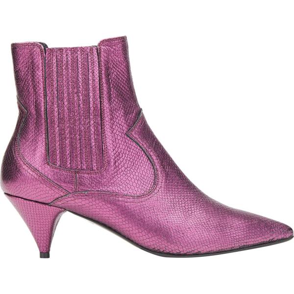 stivaletti Ottodame viola animalier