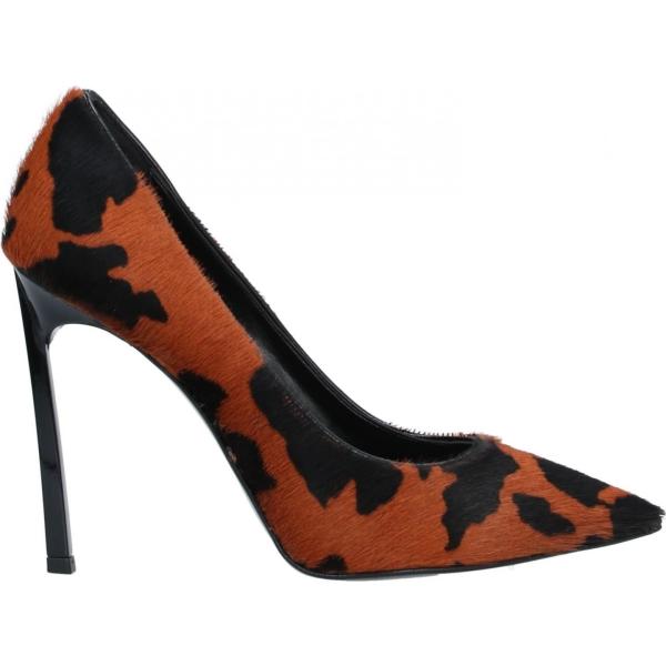 décolleté Le Cinque Foglie marrone animalier