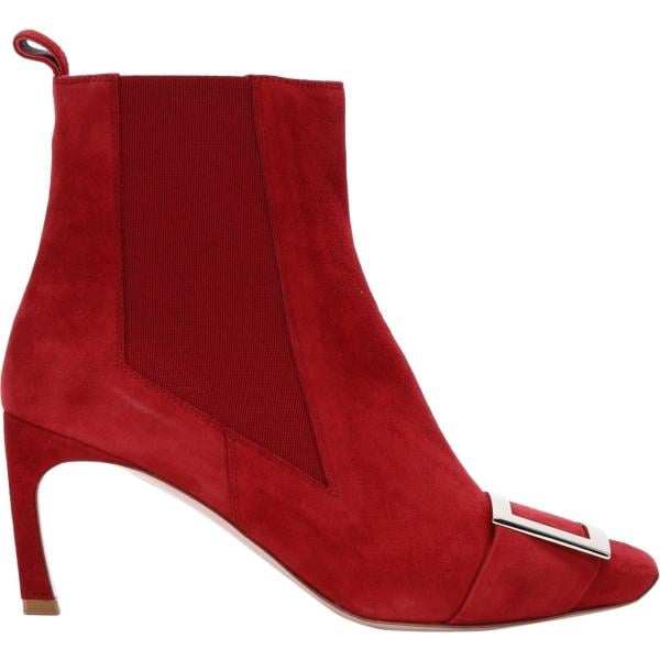 stivaletti Roger Vivier rosso tinta unita