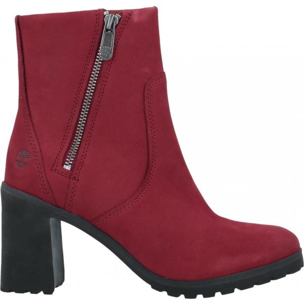 stivaletti Timberland rosso tinta unita